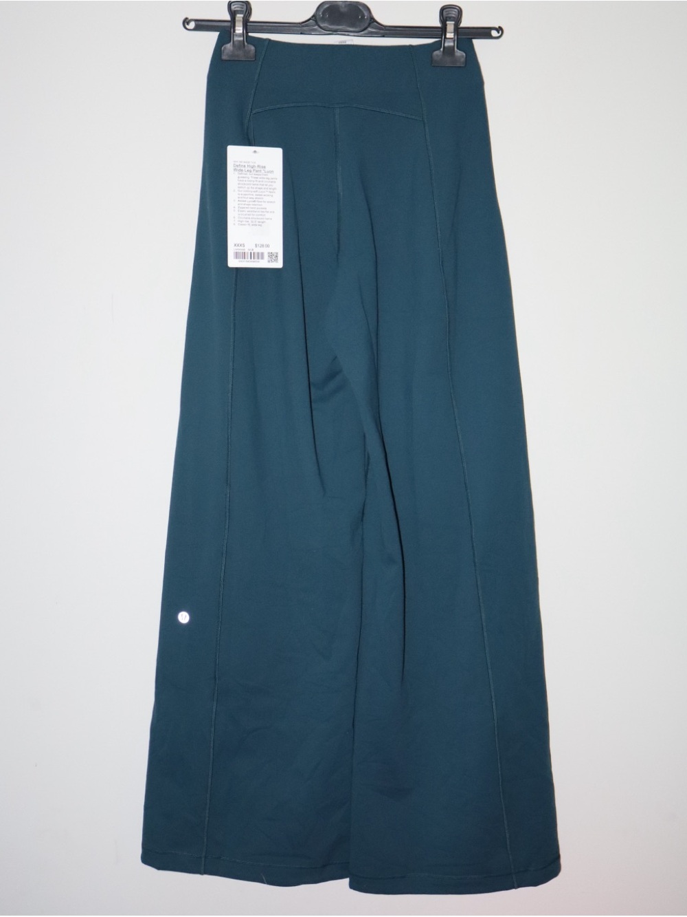 Lululemon Wide Leg High-Waist Pants in Deep Teal - Picture 2 of 2
